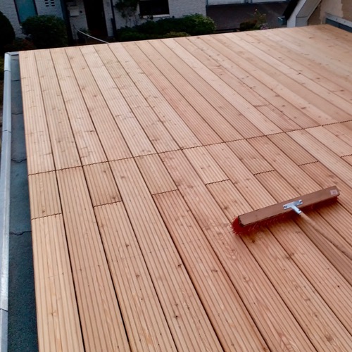 Dachterrasse aus Holz